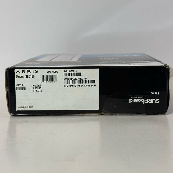 Arris Surf Board Cable Modem  SB6190NEW - Picture 5 of 11
